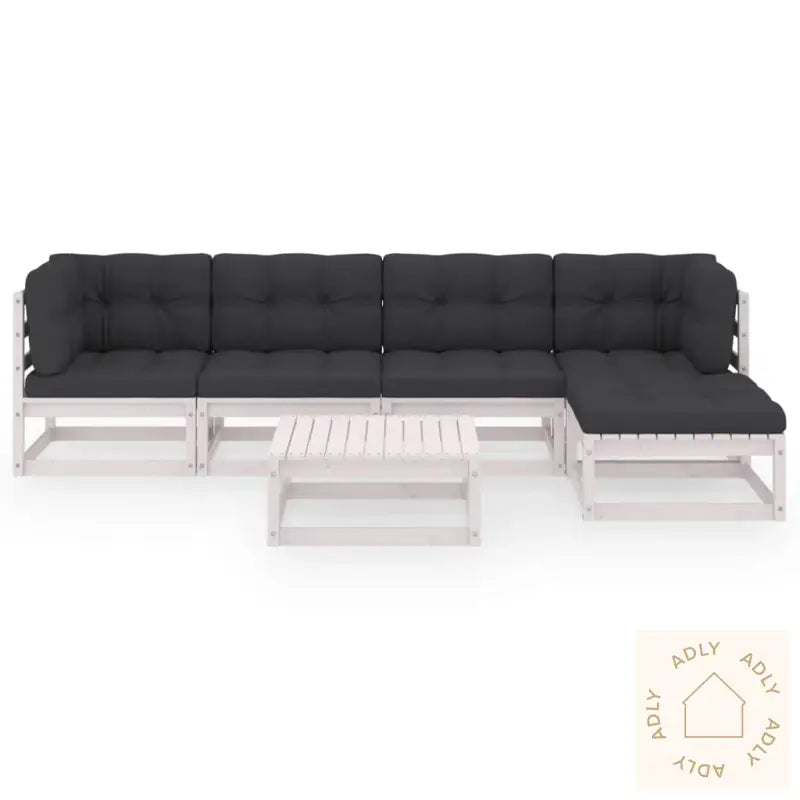 Hagesofagruppe Med Puter 6 Deler Heltre Furu