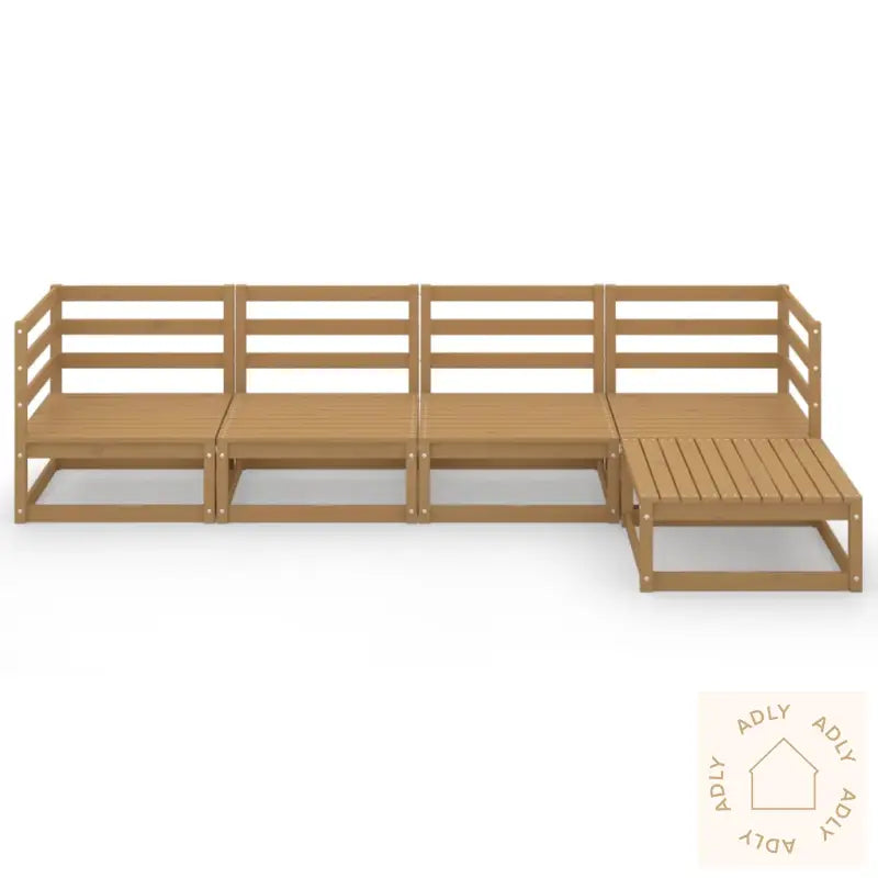 Hagesofagruppe 5 Deler Honningbrun Heltre Furu