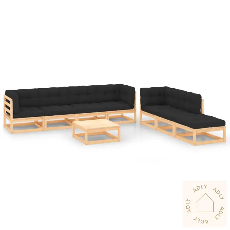 Hagesofagruppe Med Puter 8 Deler Heltre Furu