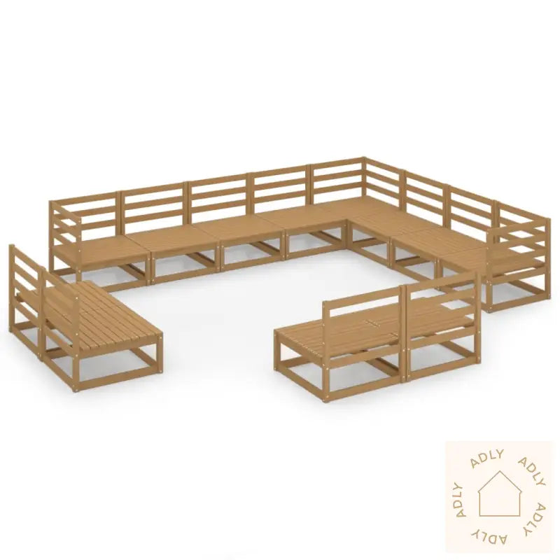 Hagesofagruppe 12 Deler Honningbrun Heltre Furu