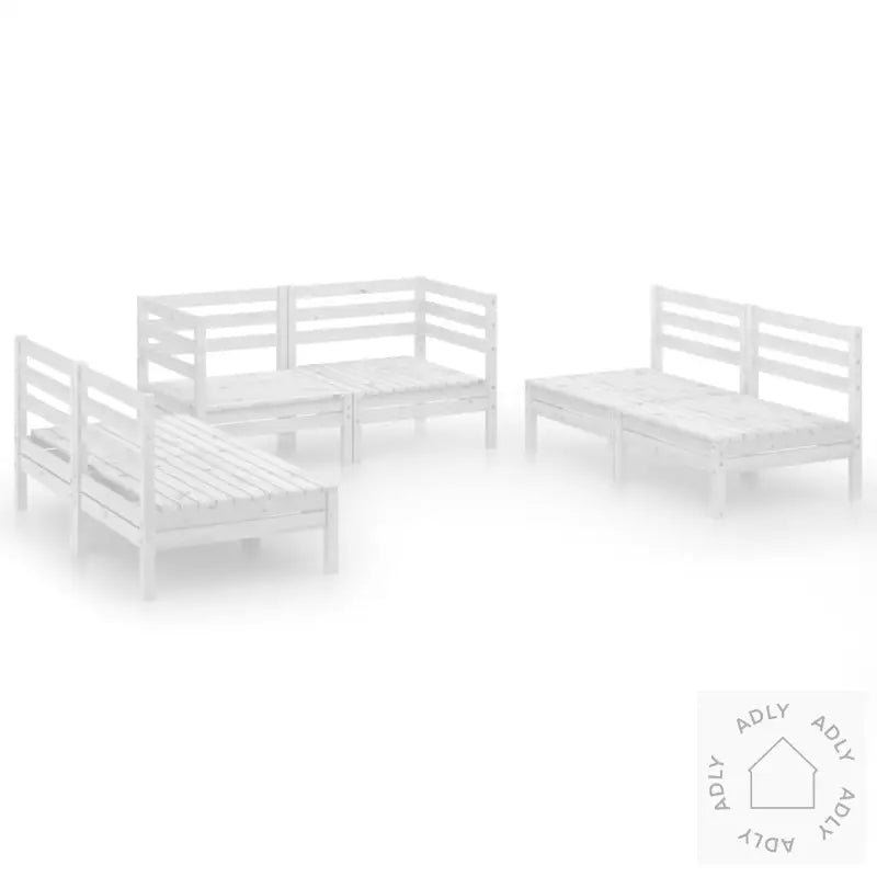 Hagesofagruppe 6 Deler Hvit Heltre Furu
