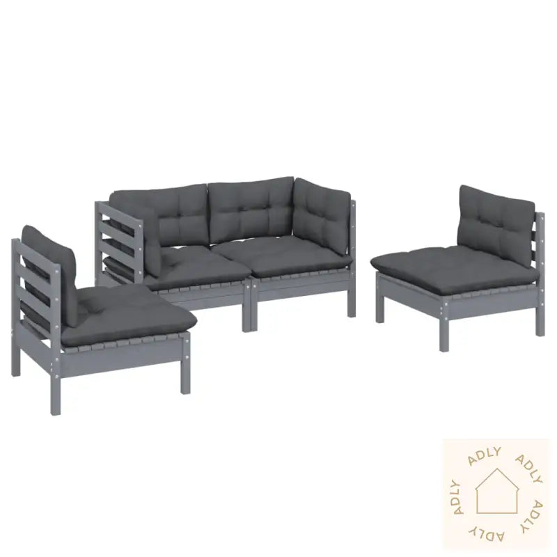 Hagesofagruppe Med Puter 4 Deler Heltre Furu