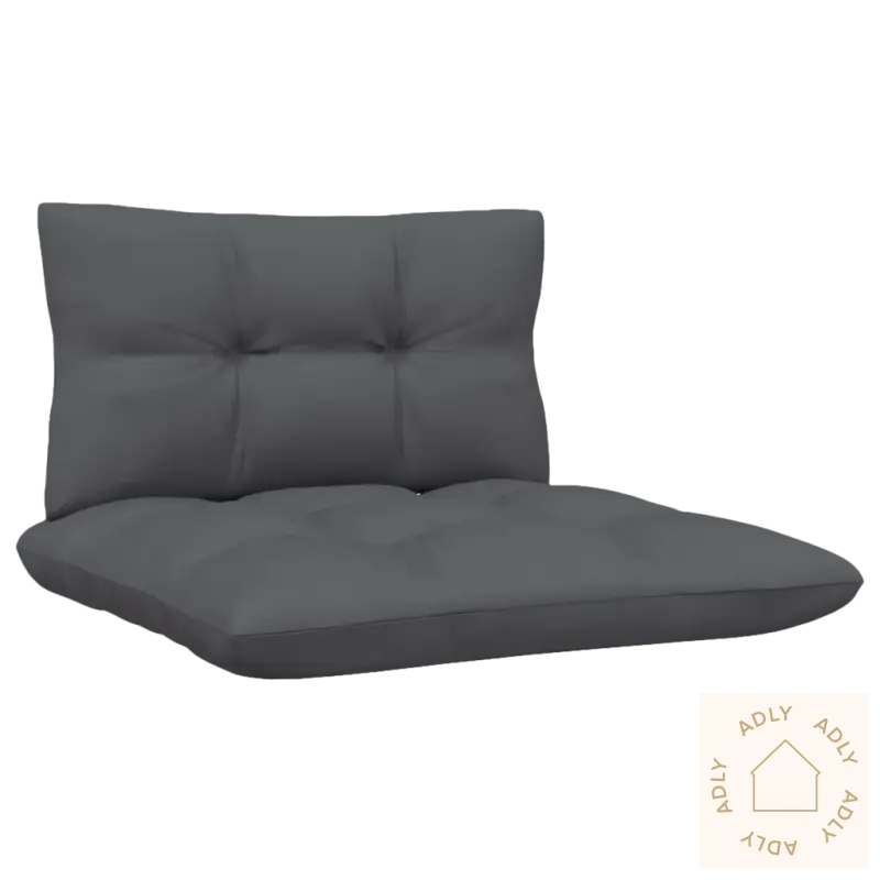 Gray tufted chair cushion for heltre furu hagemøbler og møbler til hjemmet