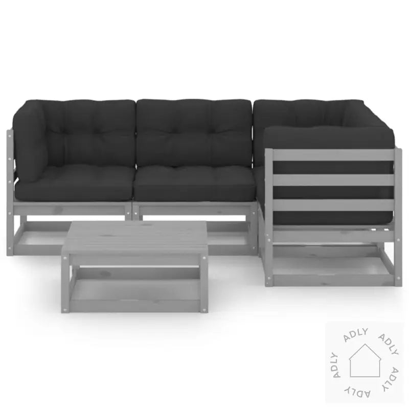 Hagesofagruppe Med Puter 5 Deler Heltre Furu
