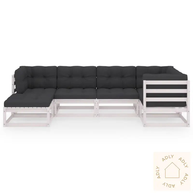 Hagesofagruppe Med Puter 6 Deler Heltre Furu