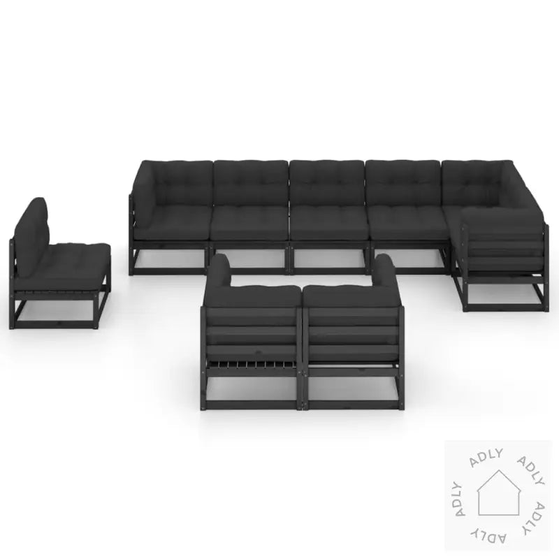 Hagesofagruppe Med Puter 9 Deler Heltre Furu