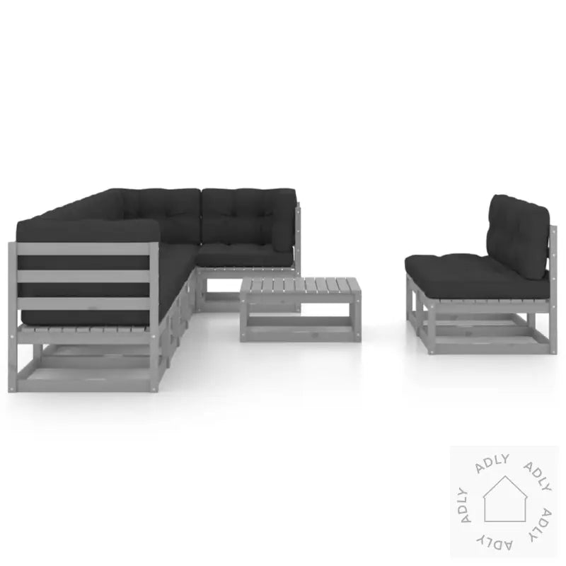 Hagesofagruppe Med Puter 9 Deler Heltre Furu