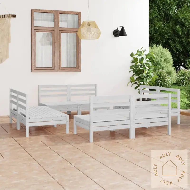 Hagesofagruppe 8 Deler Hvit Heltre Furu