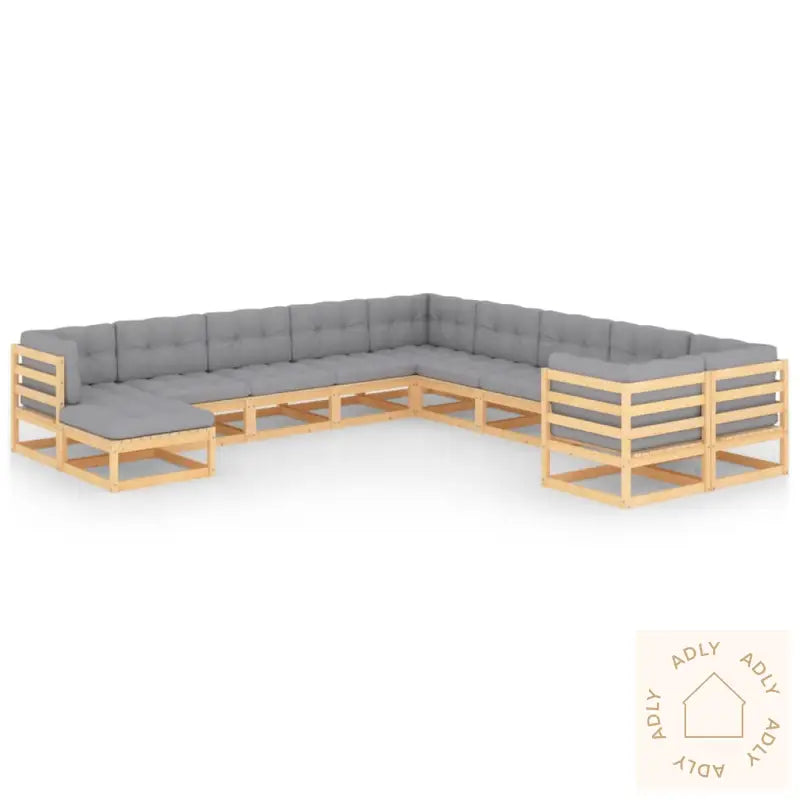 Hagesofagruppe Med Puter 11 Deler Heltre Furu