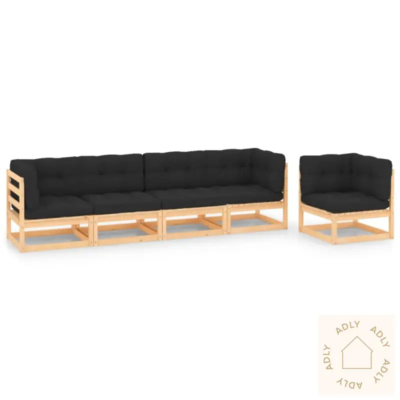 Hagesofagruppe Med Puter 5 Deler Heltre Furu
