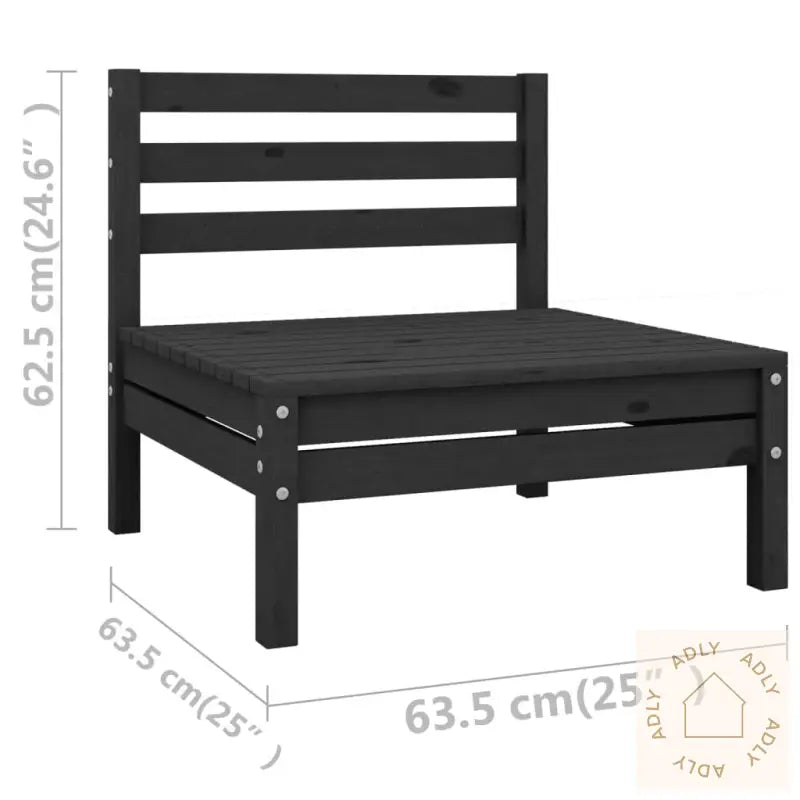 Hagesofagruppe 8 Deler Svart Heltre Furu