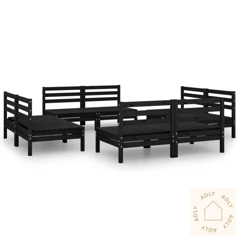 Hagesofagruppe 8 Deler Svart Heltre Furu