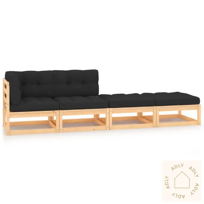 Hagesofagruppe Med Puter 4 Deler Heltre Furu