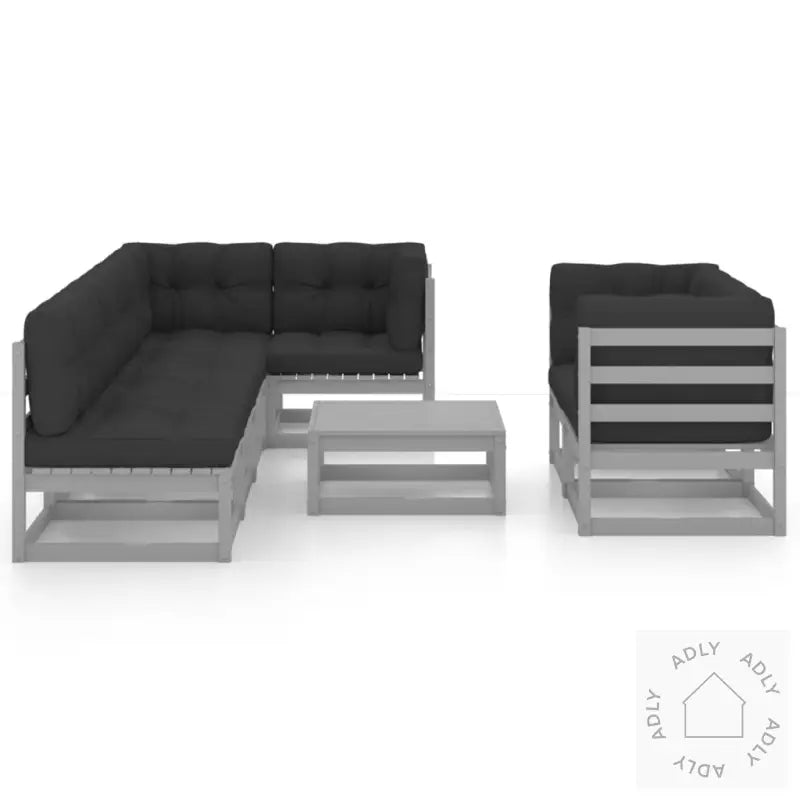 Hagesofagruppe Med Puter 8 Deler Heltre Furu