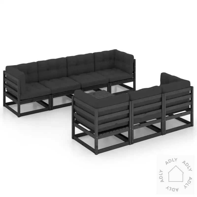 Hagesofagruppe Med Puter 8 Deler Heltre Furu