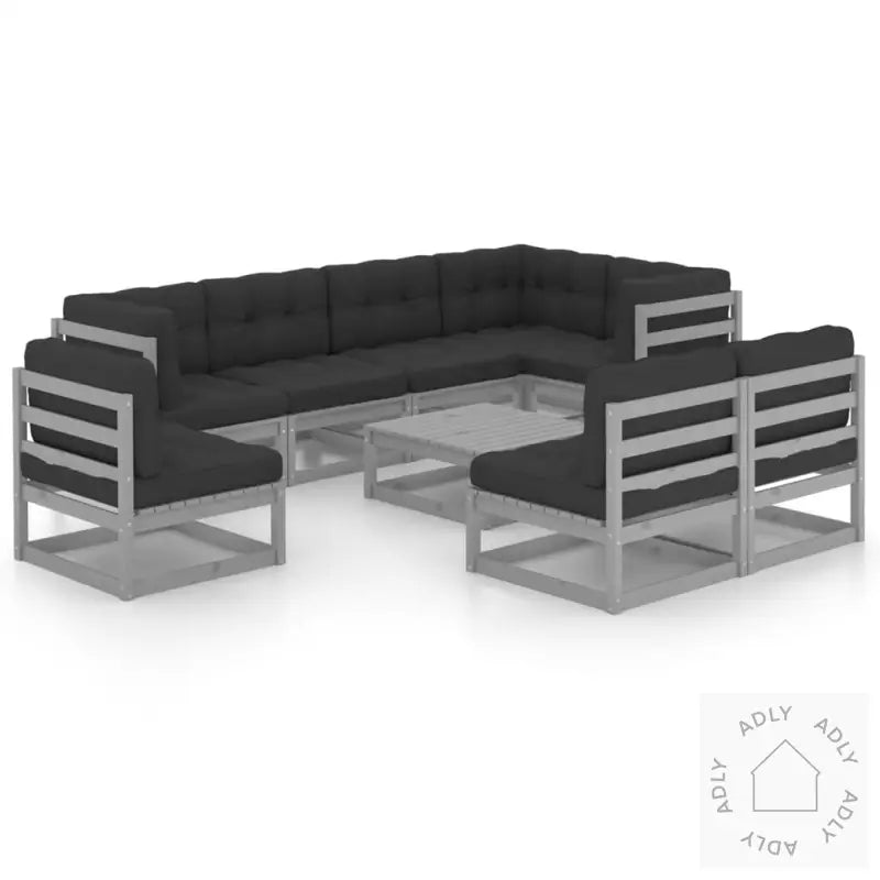 Hagesofagruppe Med Puter 9 Deler Heltre Furu