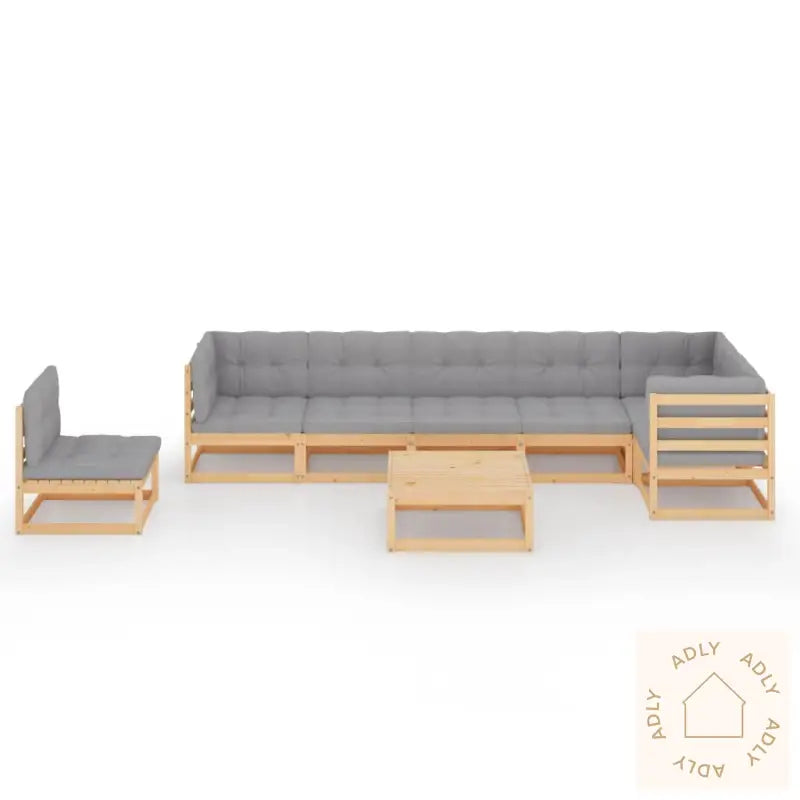 Hagesofagruppe Med Puter 8 Deler Heltre Furu