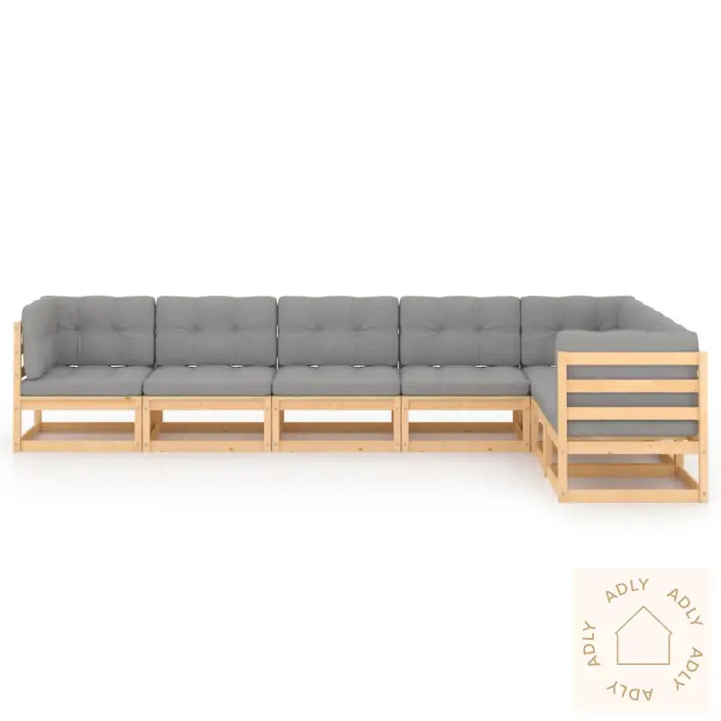 Hagesofagruppe Med Puter 7 Deler Heltre Furu
