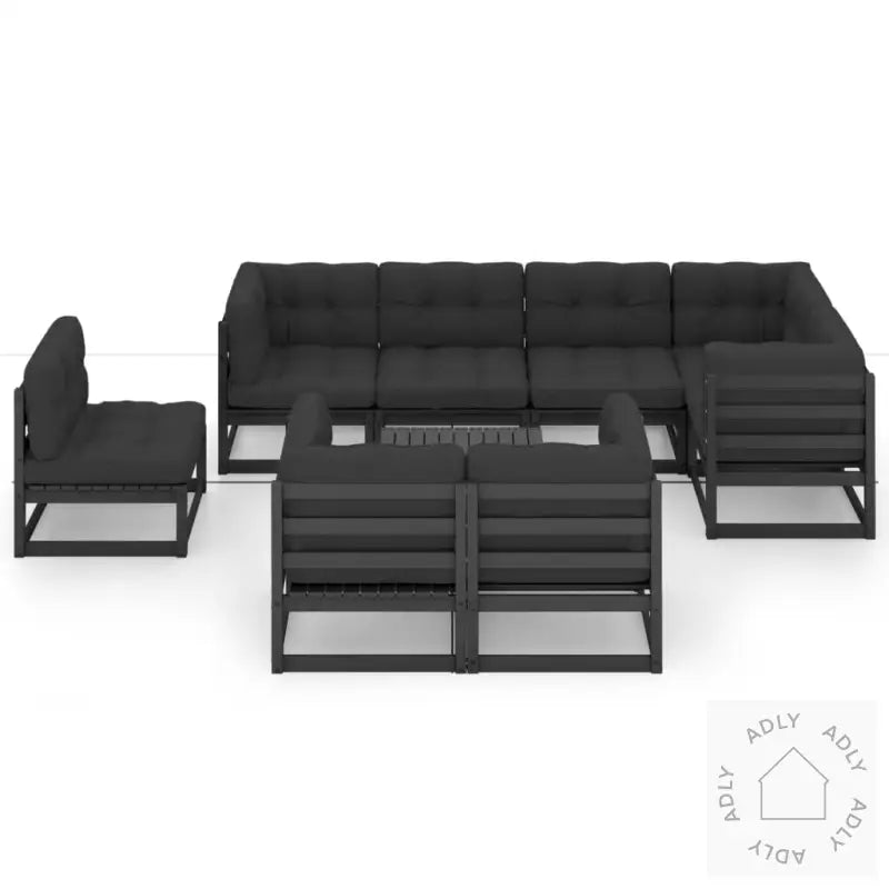 Hagesofagruppe Med Puter 9 Deler Heltre Furu