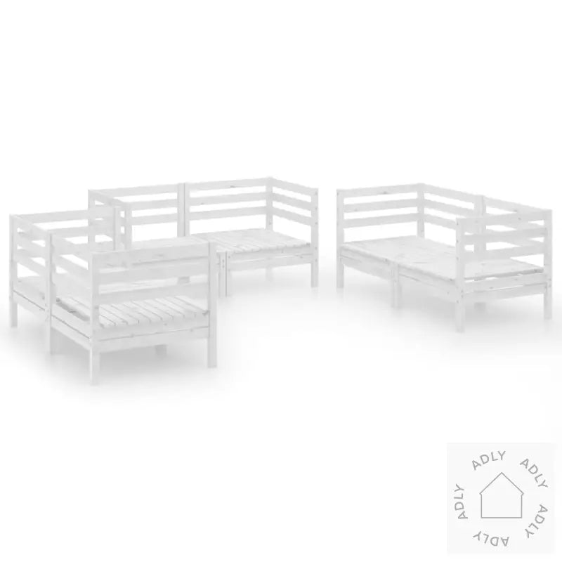 Hagesofagruppe 6 Deler Hvit Heltre Furu
