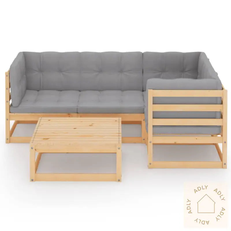 Hagesofagruppe Med Puter 5 Deler Heltre Furu