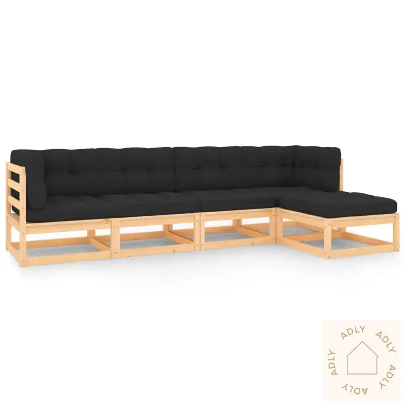 Hagesofagruppe Med Puter 5 Deler Heltre Furu