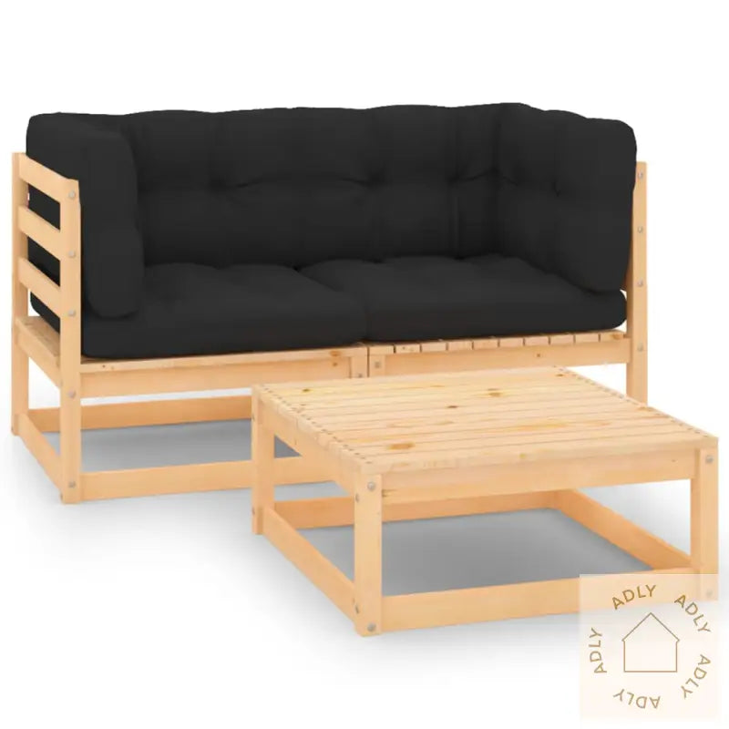 Hagesofagruppe Med Puter 3 Deler Heltre Furu