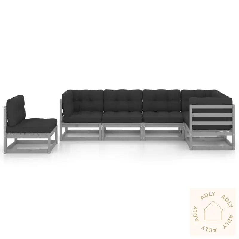 Hagesofagruppe Med Puter 6 Deler Heltre Furu
