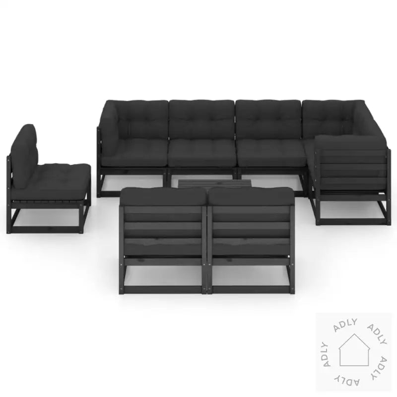 Hagesofagruppe Med Puter 9 Deler Heltre Furu