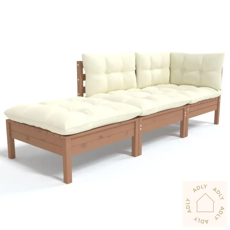 Hagesofagruppe Med Puter 3 Deler Heltre Furu
