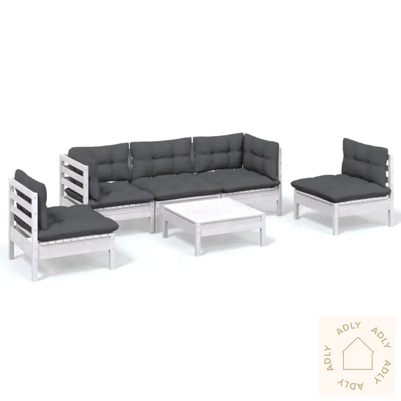 Hagesofagruppe Med Puter 6 Deler Heltre Furu
