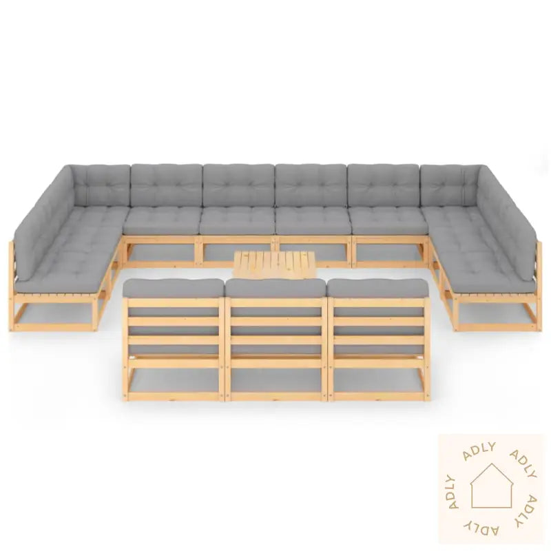 Hagesofagruppe Med Puter 14 Deler Heltre Furu