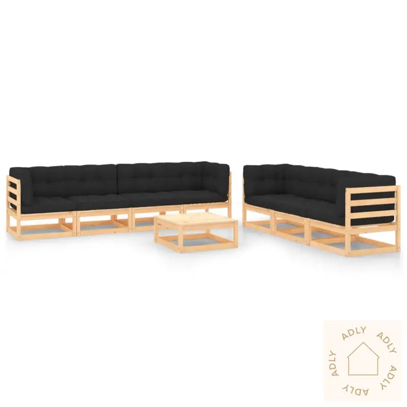 Hagesofagruppe Med Puter 8 Deler Heltre Furu