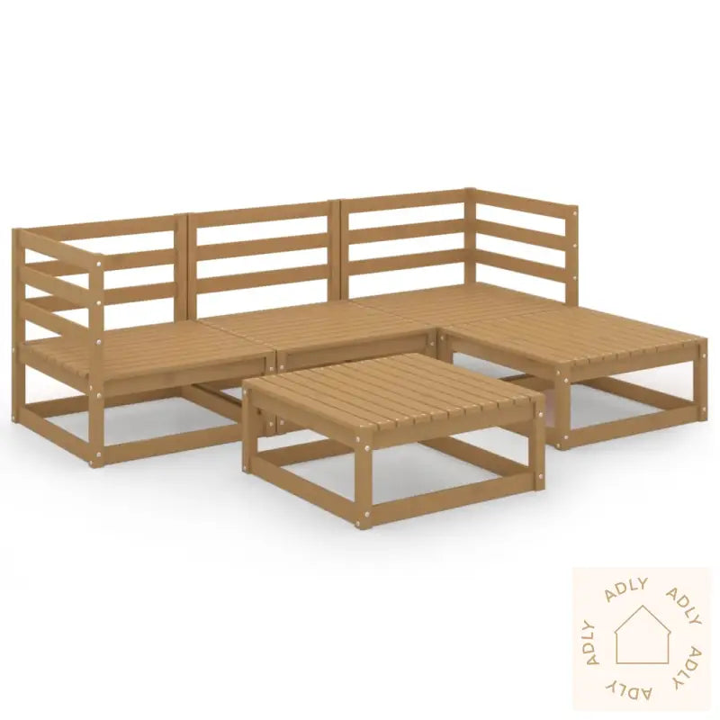 Hagesofagruppe 5 Deler Honningbrun Heltre Furu