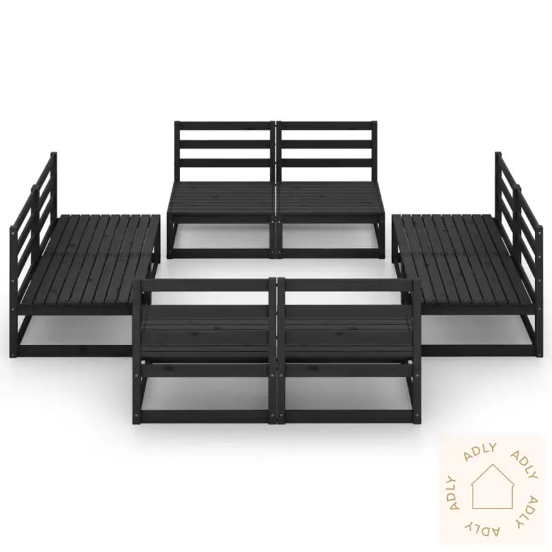 Hagesofagruppe 8 Deler Svart Heltre Furu