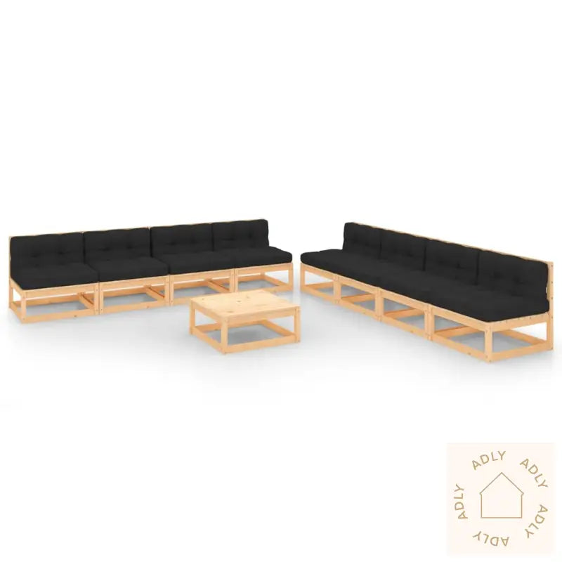 Hagesofagruppe Med Puter 9 Deler Heltre Furu