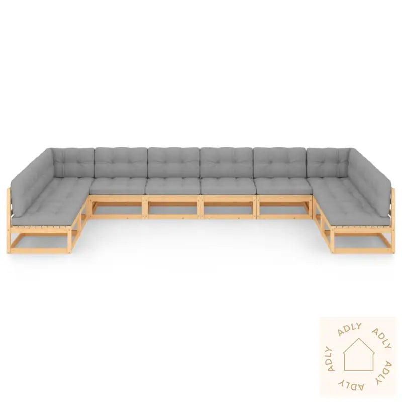 Hagesofagruppe Med Puter 10 Deler Heltre Furu