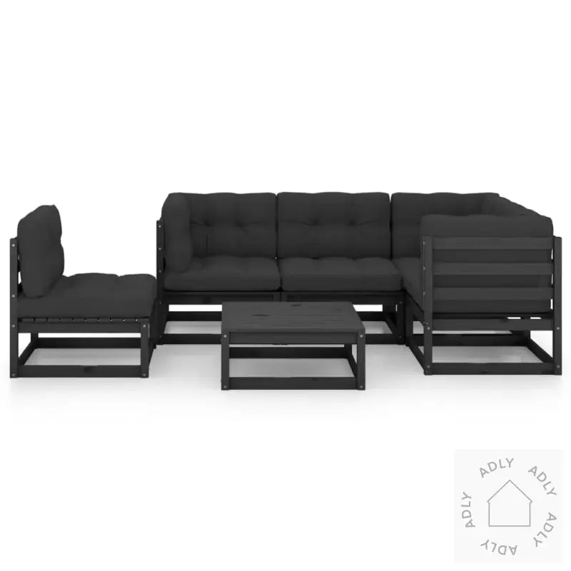 Hagesofagruppe Med Puter 6 Deler Heltre Furu