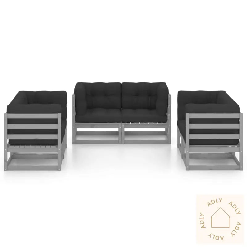 Hagesofagruppe Med Puter 6 Deler Heltre Furu