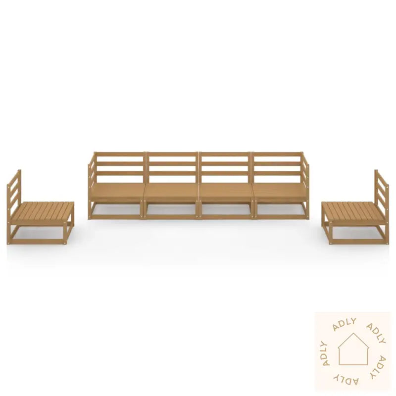 Hagesofagruppe 6 Deler Honningbrun Heltre Furu