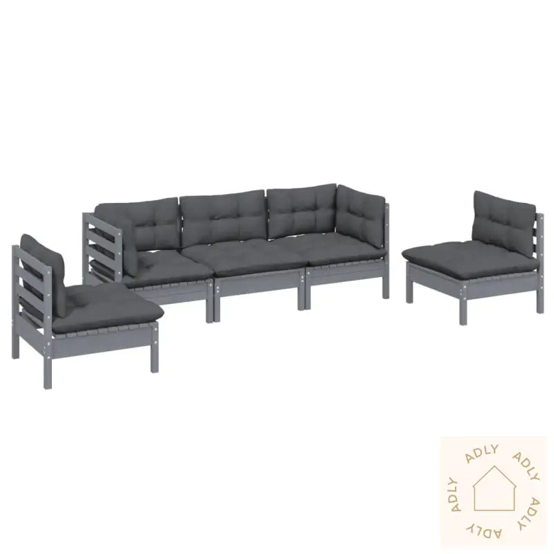 Hagesofagruppe Med Puter 5 Deler Heltre Furu