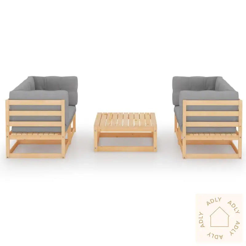 Hagesofagruppe Med Puter 5 Deler Heltre Furu