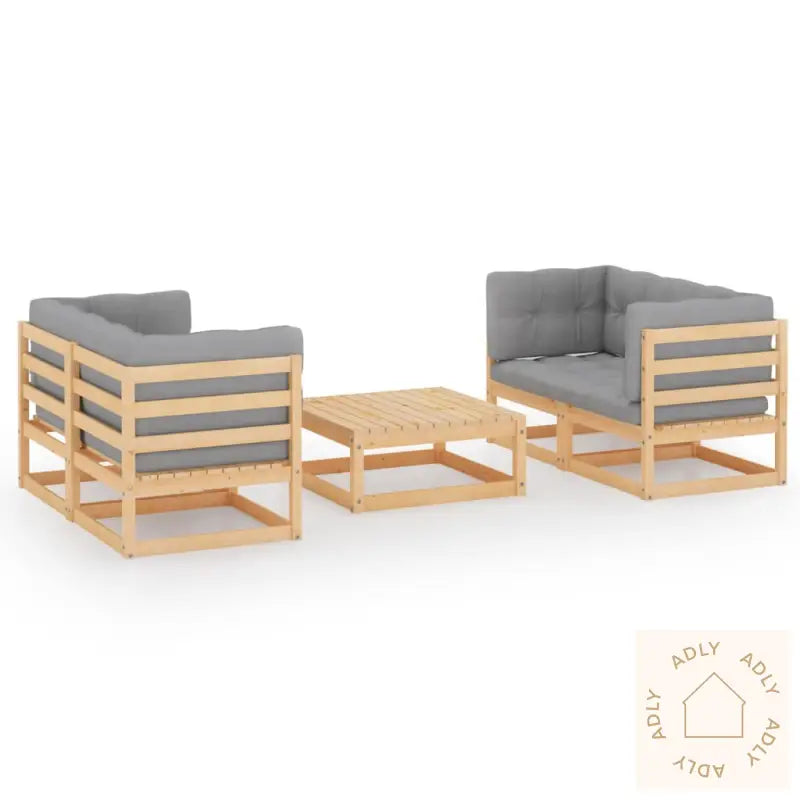 Hagesofagruppe Med Puter 5 Deler Heltre Furu