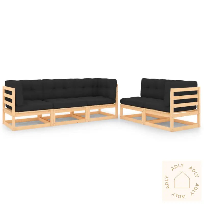 Hagesofagruppe Med Puter 5 Deler Heltre Furu
