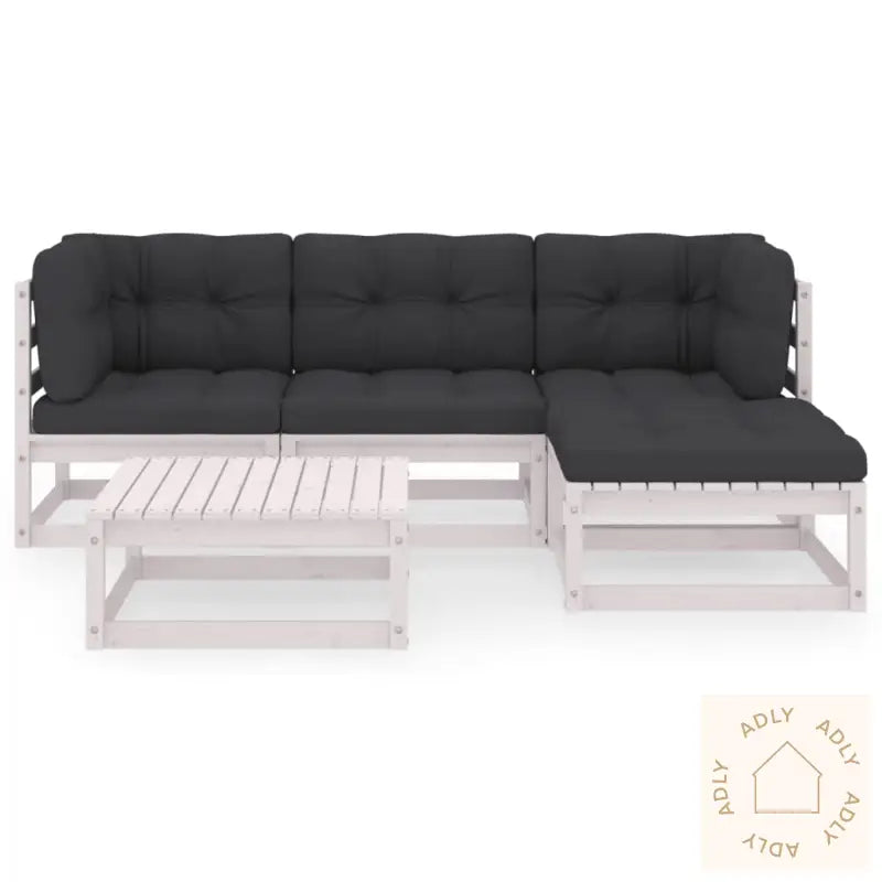 Hagesofagruppe Med Puter 5 Deler Heltre Furu