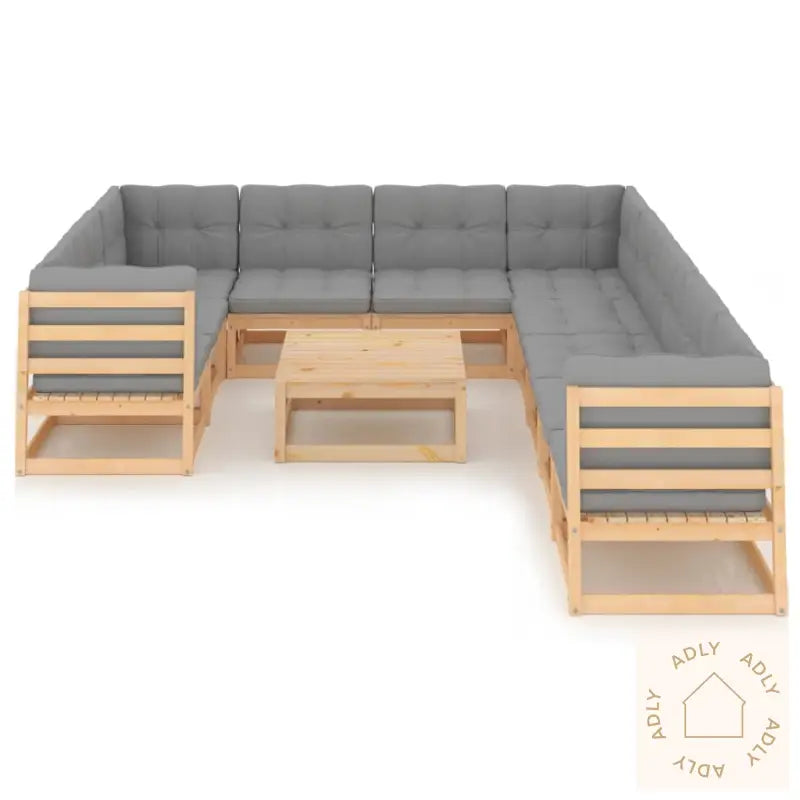Hagesofagruppe Med Puter 11 Deler Heltre Furu