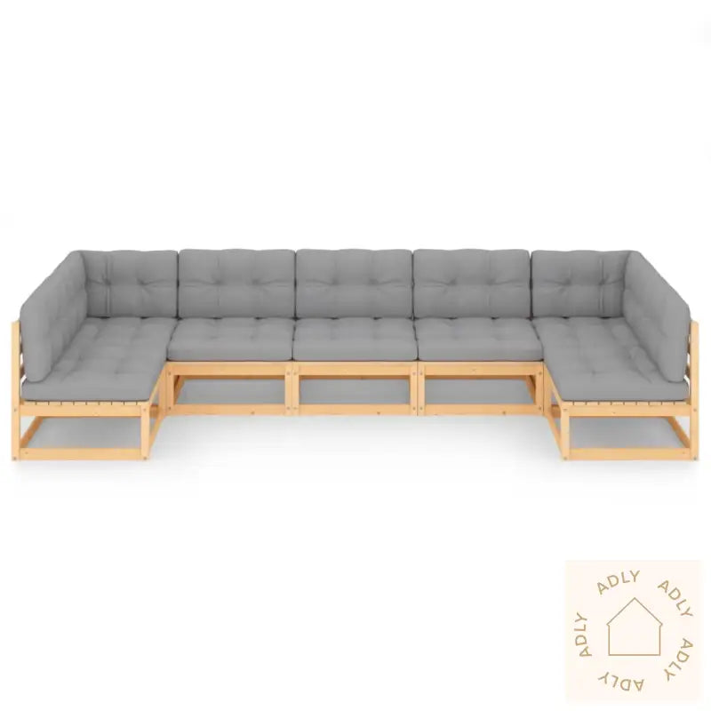 Hagesofagruppe Med Puter 7 Deler Heltre Furu