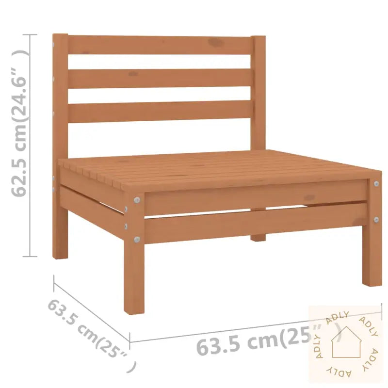 Hagesofagruppe 10 Deler Honningbrun Heltre Furu