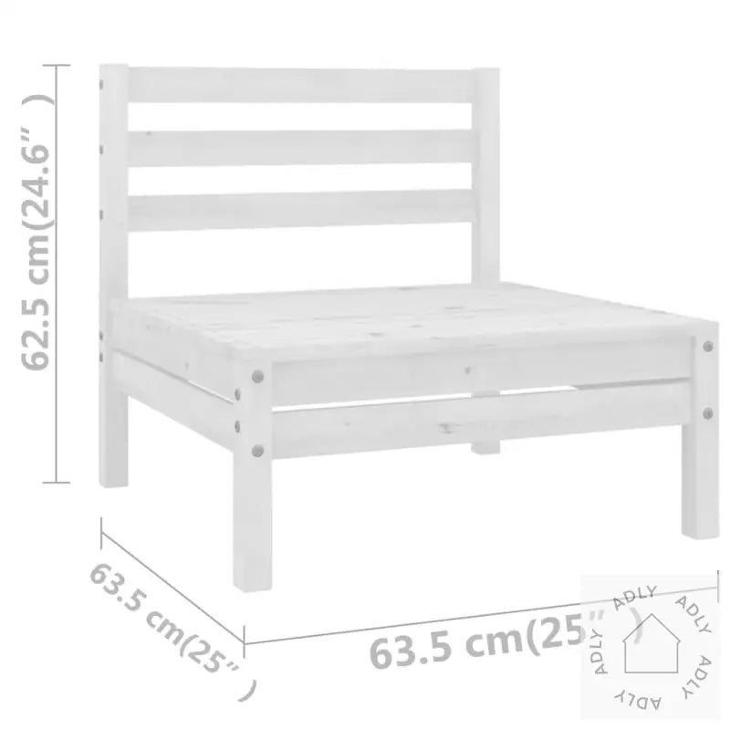 Hagesofagruppe 13 Deler Hvit Heltre Furu