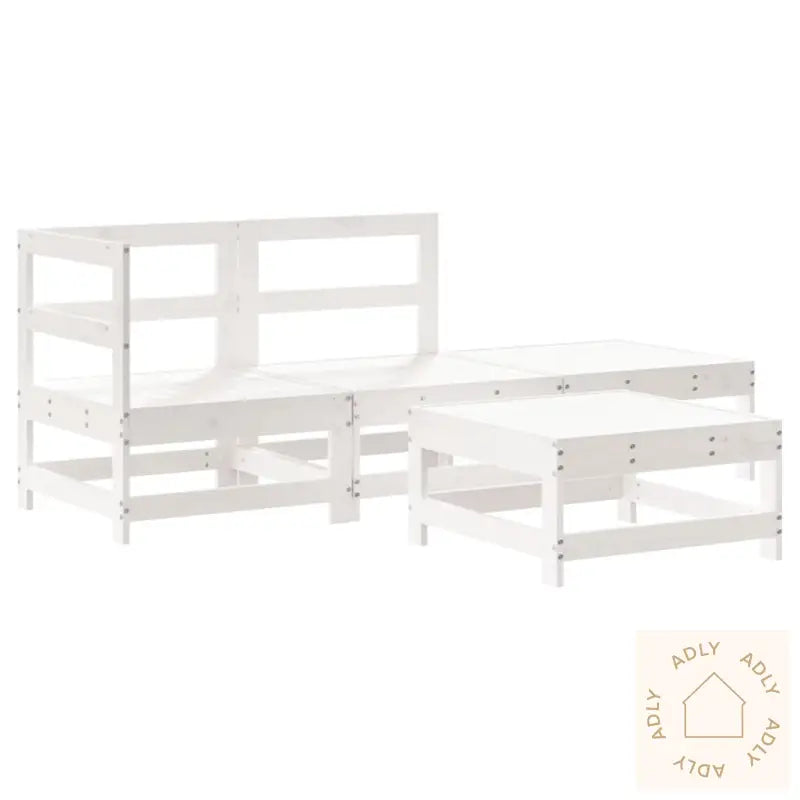 Hagesofagruppe 4 Deler Hvit Heltre Furu